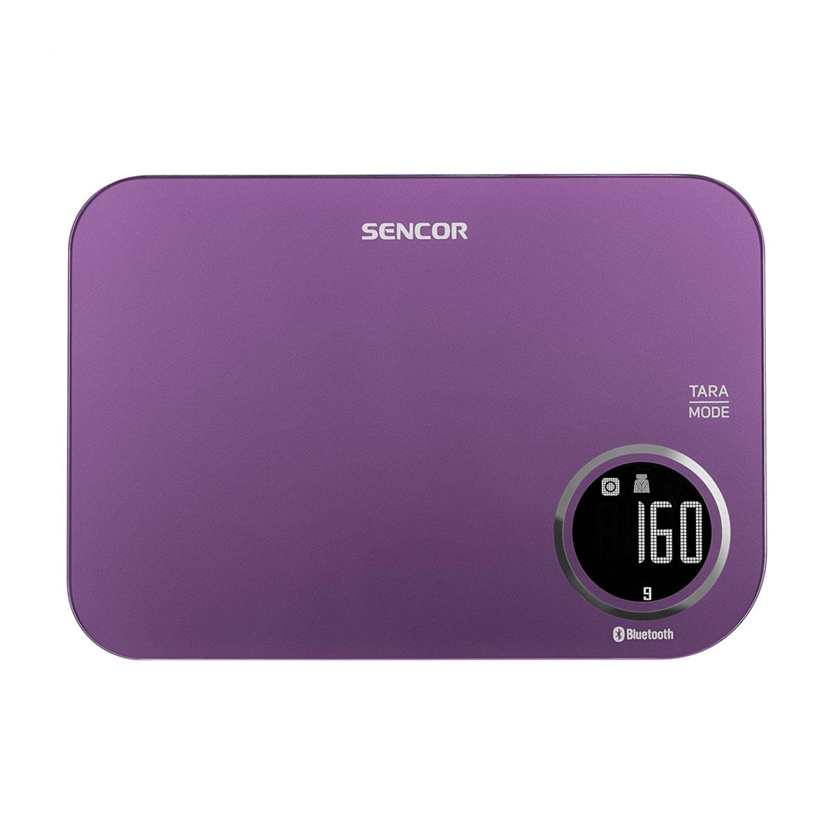 Ваги кухонні Sencor Metallic Smart Bluetooth Kitchen Scale, фіолетові (SKS7073VT)